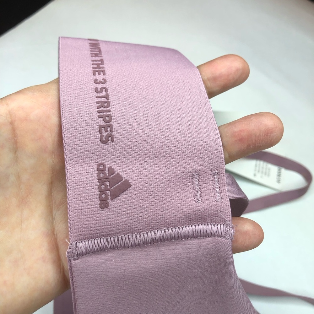 Adidas Women's Dusty Rose Sports Bra - Picture 7 of 9